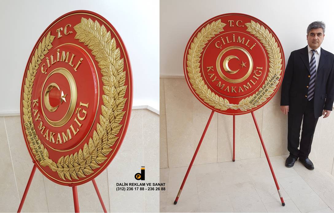��L�ML� KAYMAKAMLI�I �ELENG� 100 CM �AP �APRAZ YAPRAK KABARTMA G�VDE