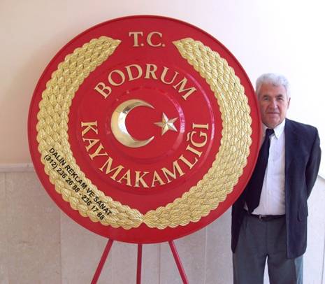 KAYMAKAMLIK 110 CM L�K KABARTMA BODRUM AY YILDIZLI 120 CM L�K