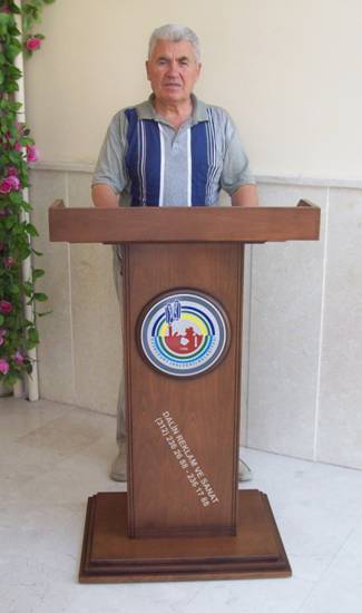 ceviz renkli 2 model levhal� k�rs� belediye