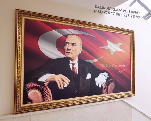 MAKAM ODASI RESM� ATAT�RK ADALET M�LK�N TEMEL�D�R PASPARTOLU �ER�EVEL� 8201 Y