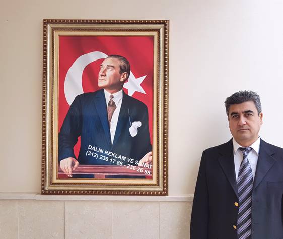 MAKAM ODASI ATAT�RK RESM� TABLOSU PASPARTOLU �ER�EVE DL 8083 ATA 2