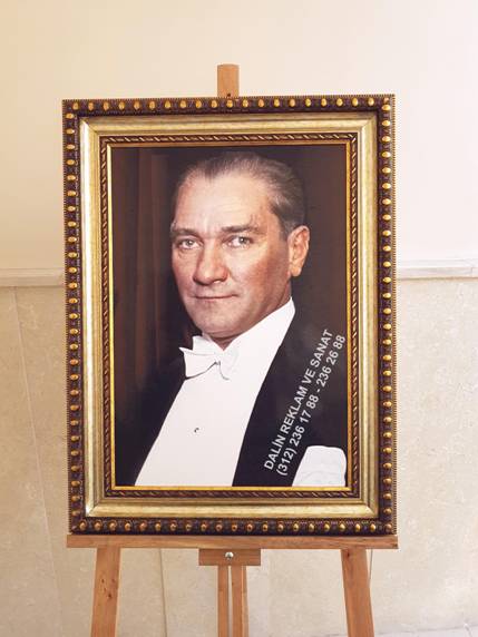 MAKAM ODASI ATAT�RK RESM� TABLOSU �ER�EVE DL 8083