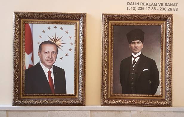 MAKAM ODASI ATAT�RK TABLOLARI ATAT�RK PANOSU �ER�EVE 93 02