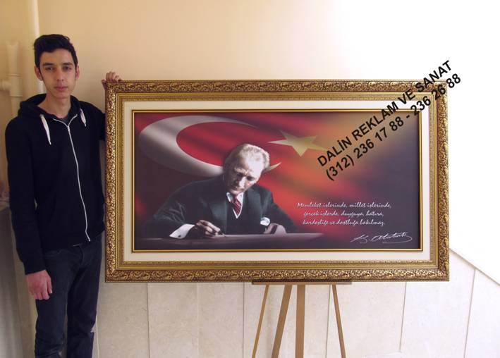 MAKAM ODASI RESM� ATAT�RK YATAY MEMLEKET ��LER�NDE