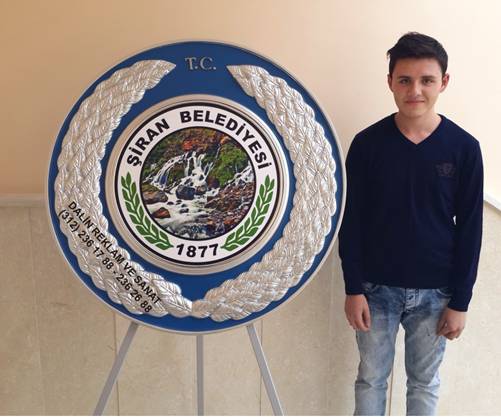 POLYESTER BELED�YE �ELENK G�M�� RENKL� YAPRAKLI