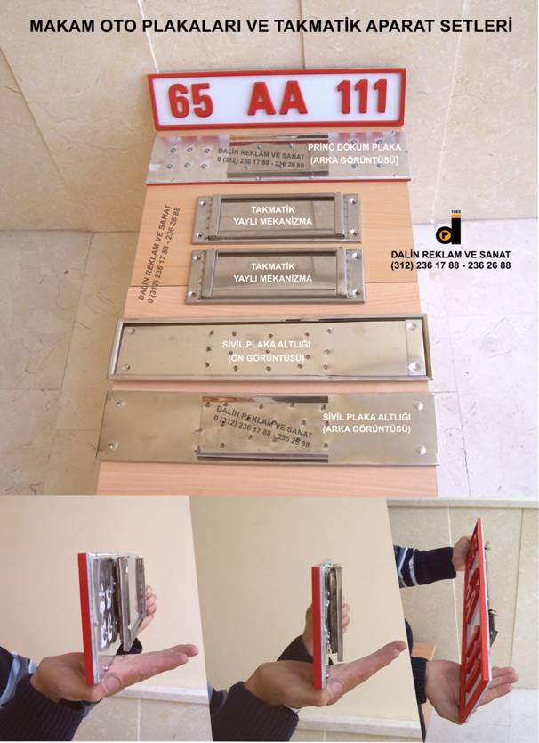 KAYMAKAMLIK MAKAM OTOSU PLAKALARI VE TAKMAT�K APARAT S�STEMLER�