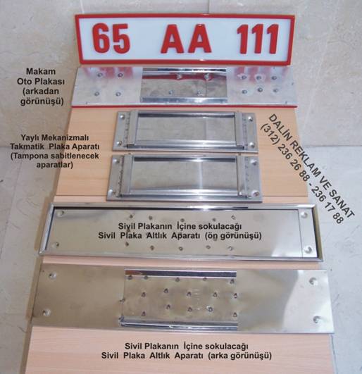 Takmatik aparat ve plaka