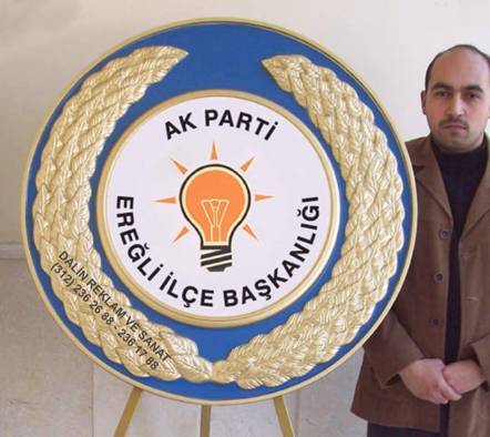 ak parti polyester celenk