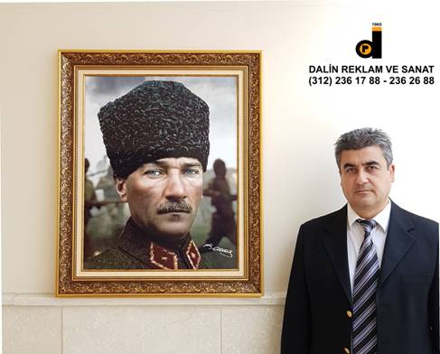 MAKAM ODASI ATAT�RK TABLOSU ATARES�M 11 �ER�EVE MODEL� 7641 Y 2