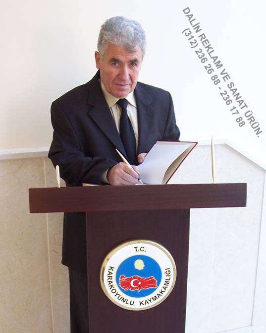 imza atilirken seref defterine